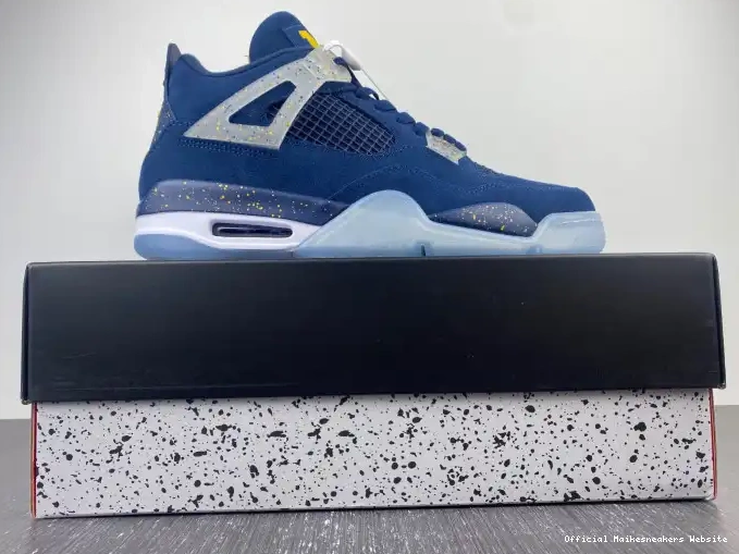 Official Maikesneakers Jordan Michigan 4 (PE) Retro AJ4-1036660 Air 0616